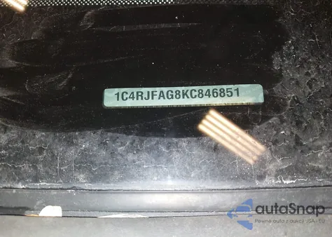 2019 Jeep Grand Cherokee Altitude 4X4 z USA, uszkodzony, nr VIN 1C4RJFAG8KC846851